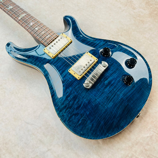 2000 PRS Custom 22 10-Top Electric Guitar Wide Fat Dragon II Wraparound Whale Blue - 10