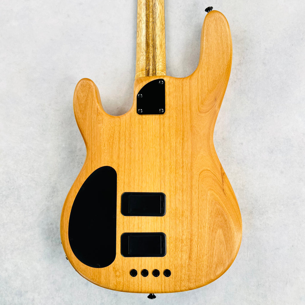 2000s Carvin B4 Korina Top 4-String Bolt-On Electric Bass Guitar - Satin Natural - 11