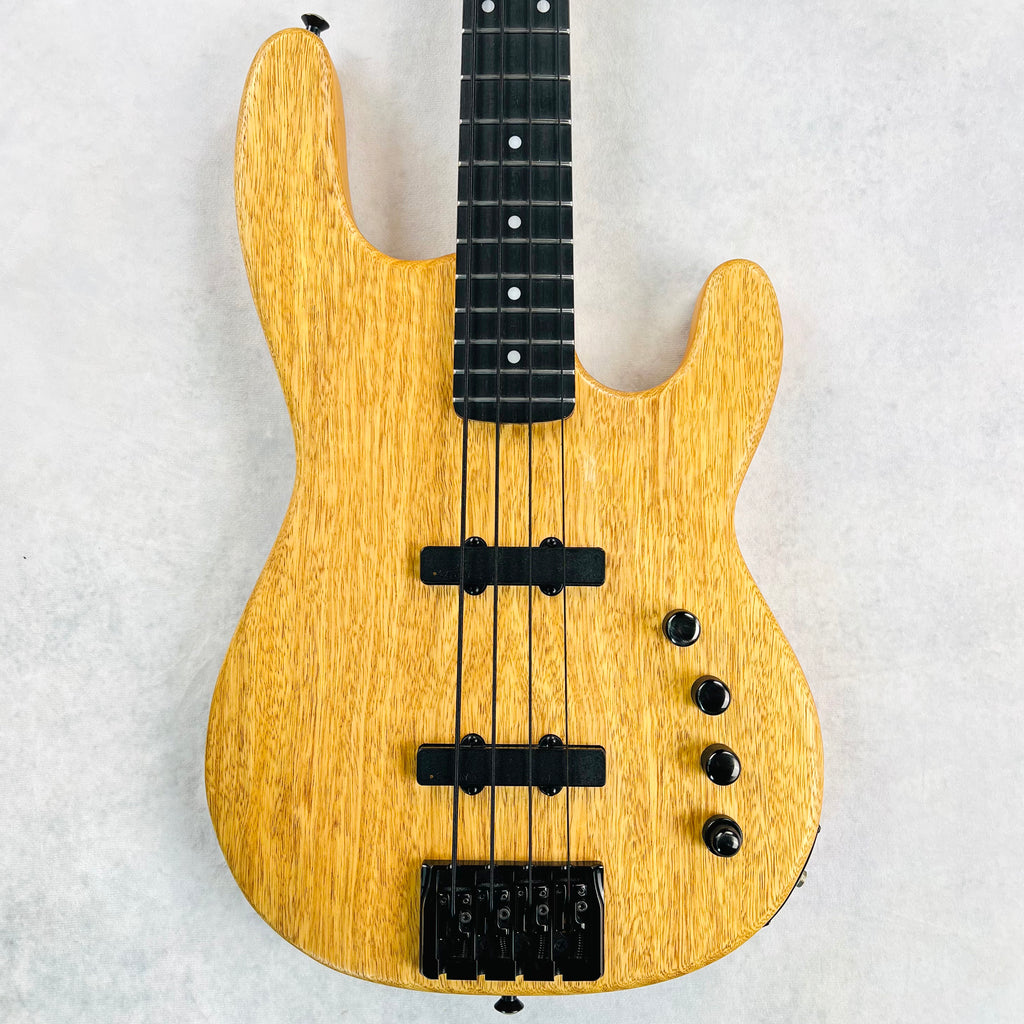 2000s Carvin B4 Korina Top 4-String Bolt-On Electric Bass Guitar - Satin Natural - 1