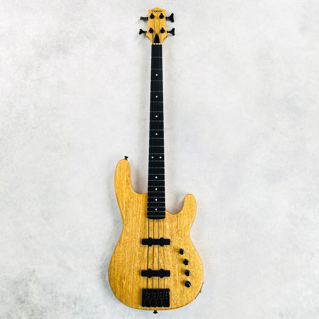 2000s Carvin B4 Korina Top 4-String Bolt-On Electric Bass Guitar - Satin Natural - 2