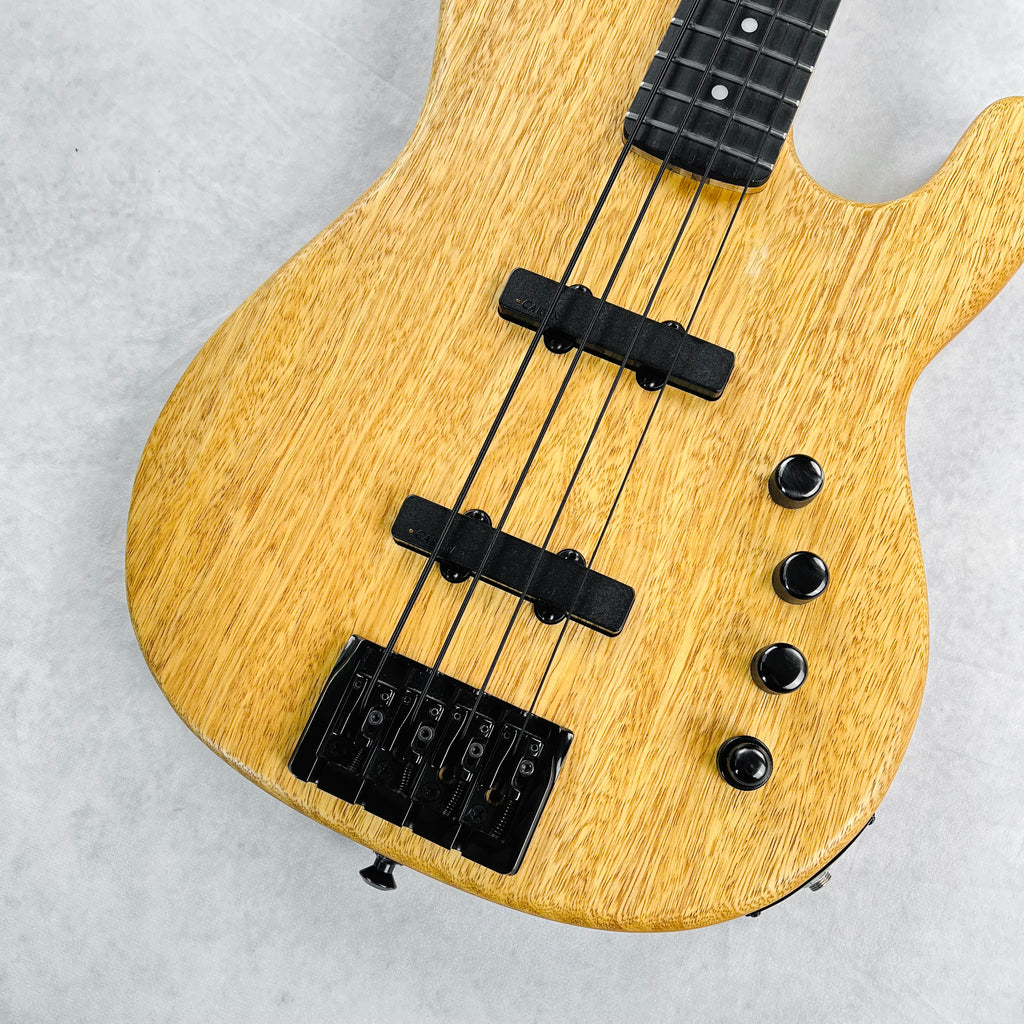 2000s Carvin B4 Korina Top 4-String Bolt-On Electric Bass Guitar - Satin Natural - 4