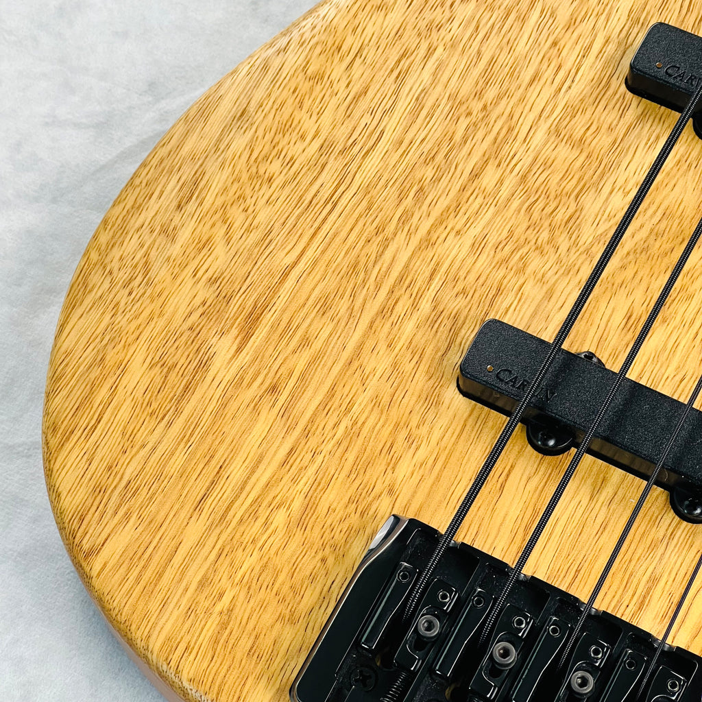 2000s Carvin B4 Korina Top 4-String Bolt-On Electric Bass Guitar - Satin Natural - 5