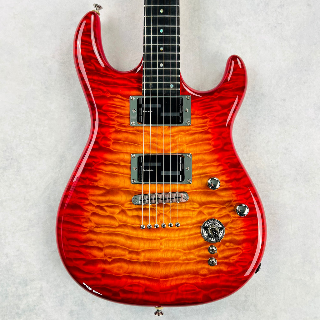 Carvin DC127 Quilt Top 2000s - Cherry Sunburst | Tone Wolf