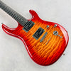 2000s Carvin DC127 Quilt Top Neck Through Body Electric Guitar with Matching Headstock - Cherry Sunburst - 2