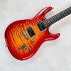 2000s Carvin DC127 Quilt Top Neck Through Body Electric Guitar with Matching Headstock - Cherry Sunburst - 4