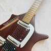 Rogue STR-1 Electric Sitar 2000s - Red Crackle - 3