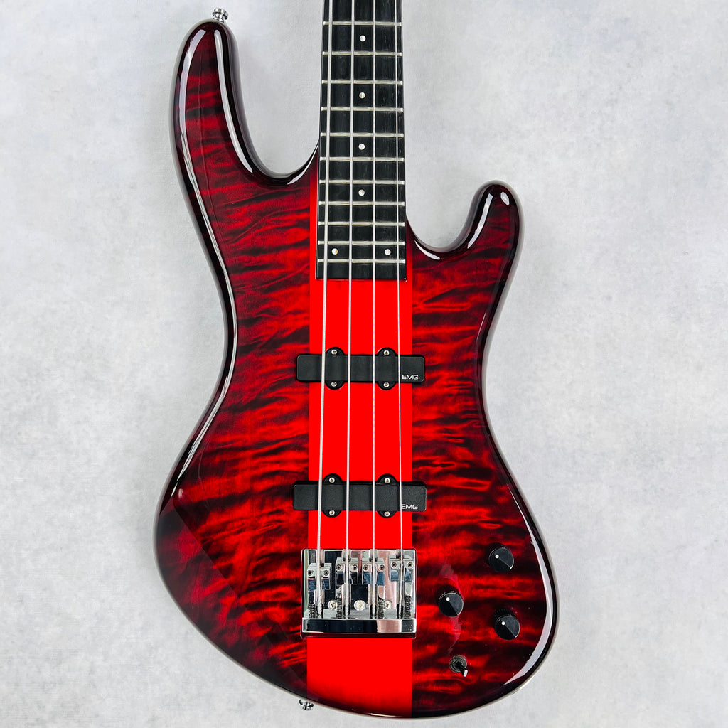ESP SSN NJJ-I Siam Shade Natin Signature Bass 2002 - Transparent Red - 1