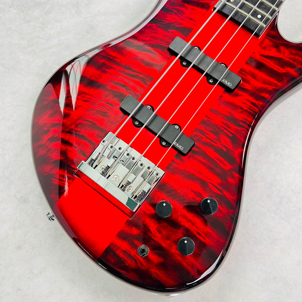 ESP SSN NJJ-I Siam Shade Natin Signature Bass 2002 - Transparent Red - 4