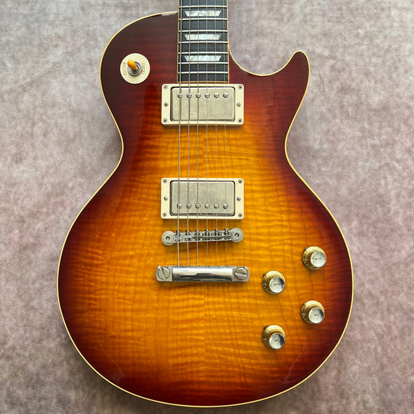 2003 Gibson Custom Shop '60 Les Paul Brazilian Rosewood Music Machine Stinger Series - Faded Tobacco - 1