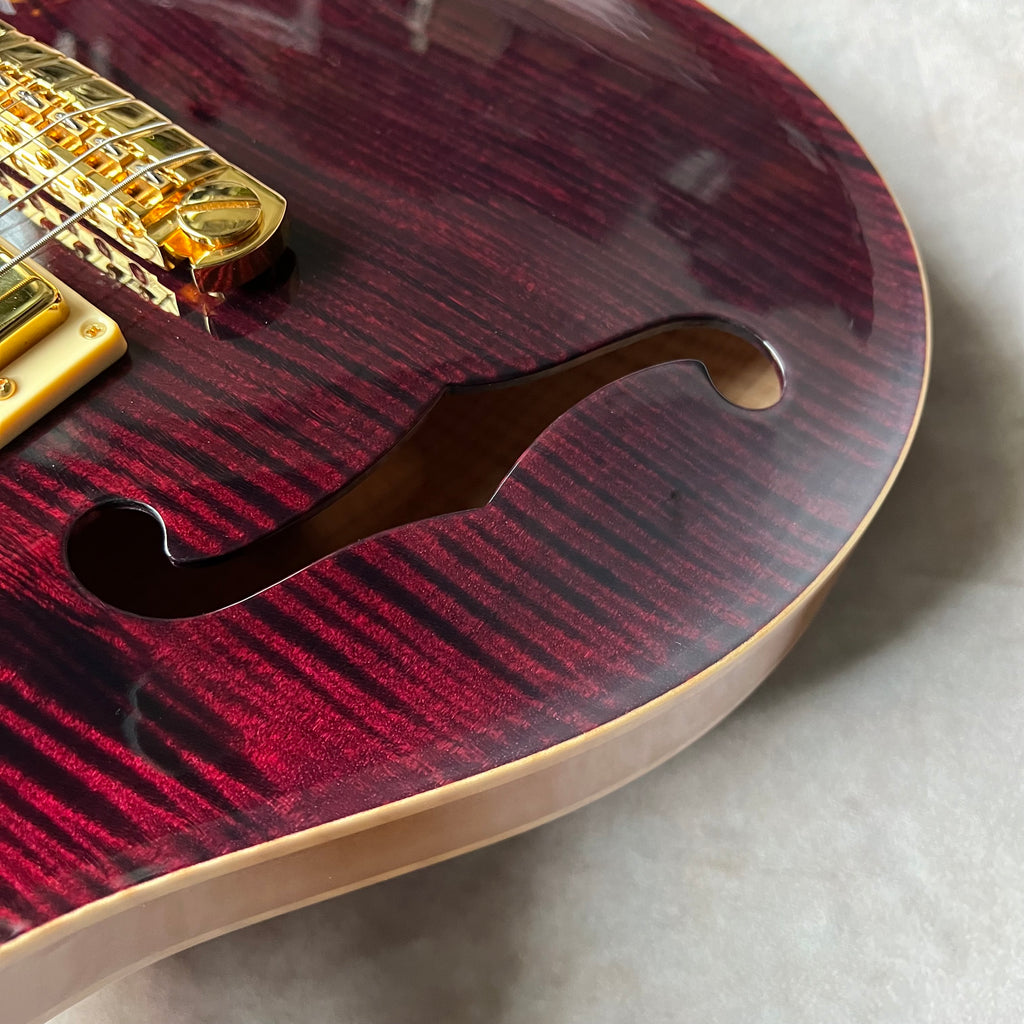 PRS Hollowbody II Piezo Artist Package 2003 - Raspberry - 7