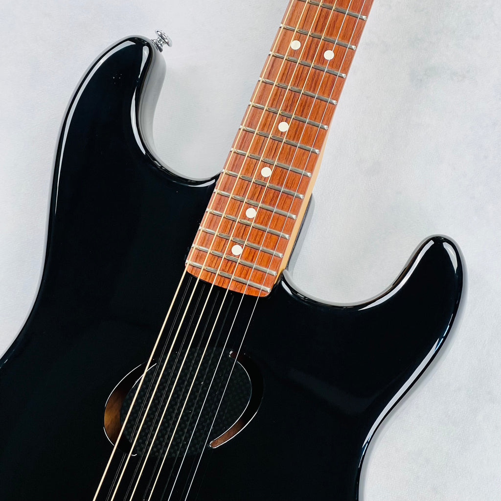 Fender Acoustasonic Stratocaster 2004 - Ebony Transparent - 3