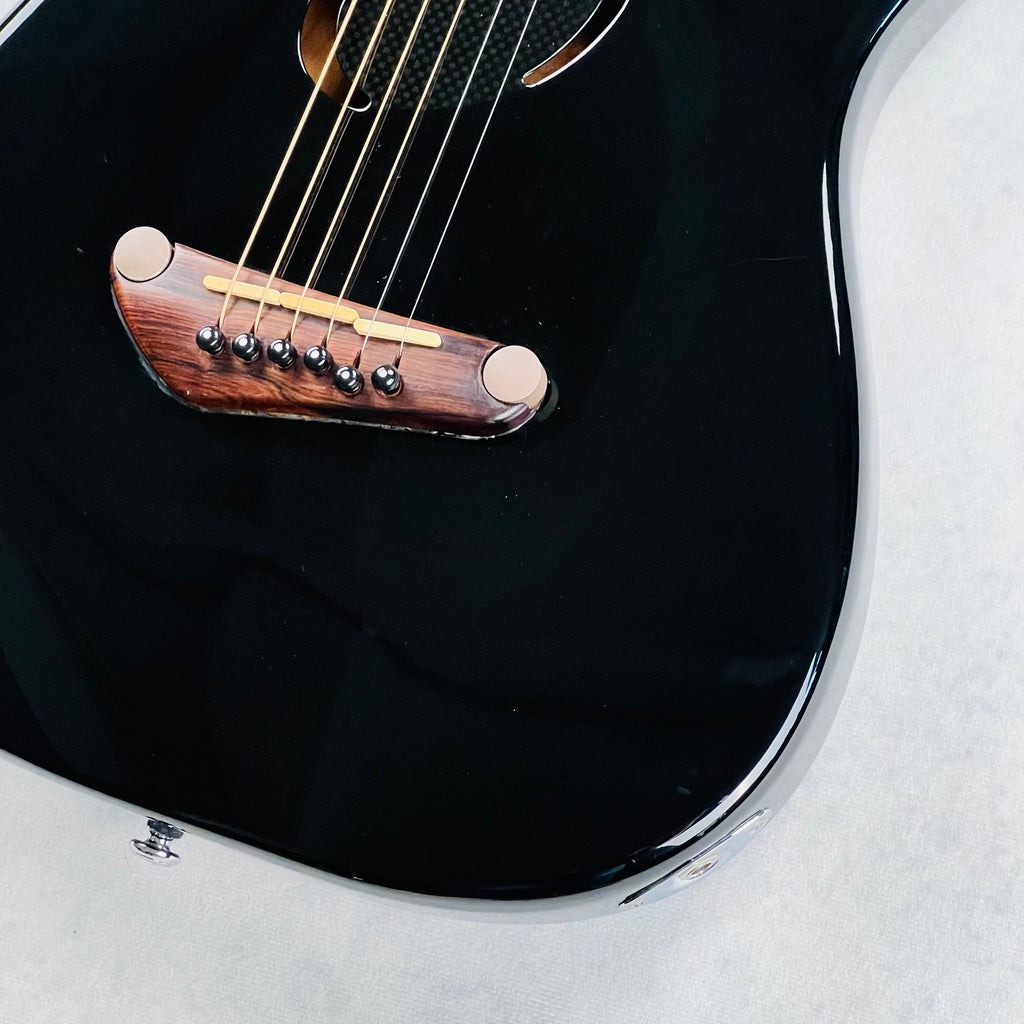 Fender Acoustasonic Stratocaster 2004 - Ebony Transparent - 5