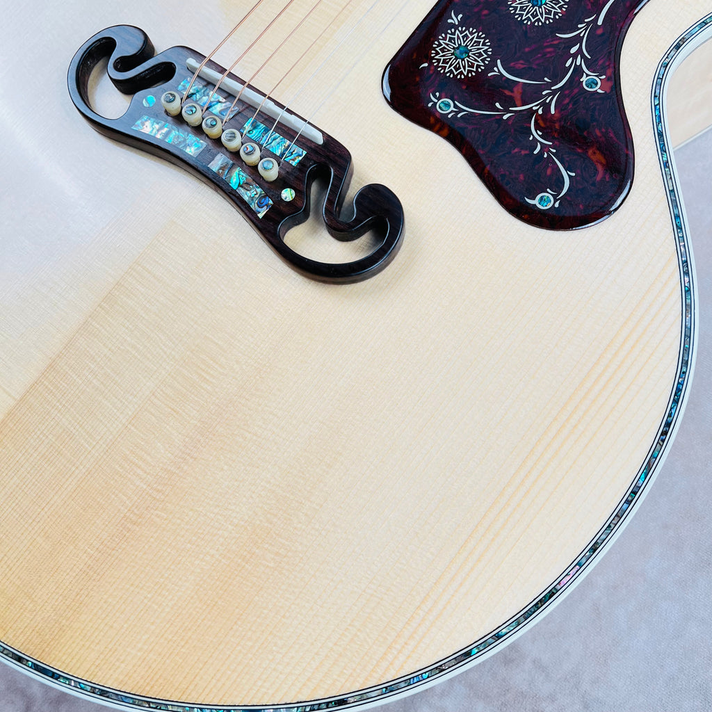 Gibson Custom SJ-200 Vine Acoustic Guitar 2004 - Natural - 7