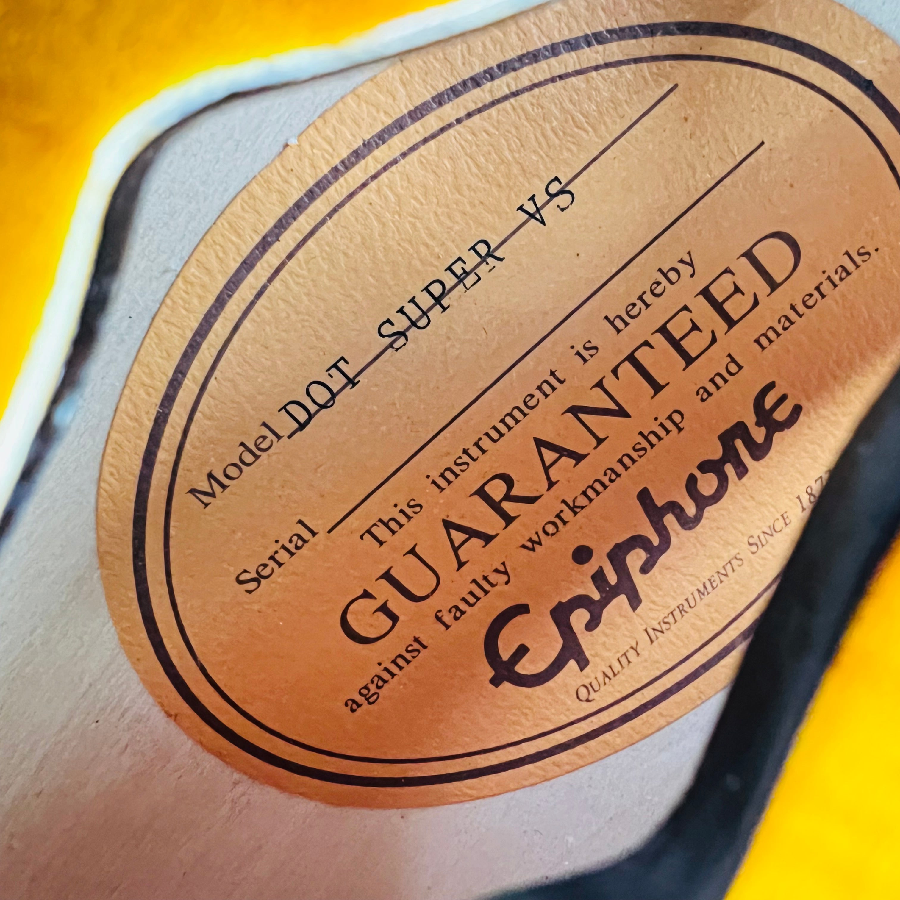 Epiphone Dot Super VS Flame Top Limited Edition 2006 - Vintage