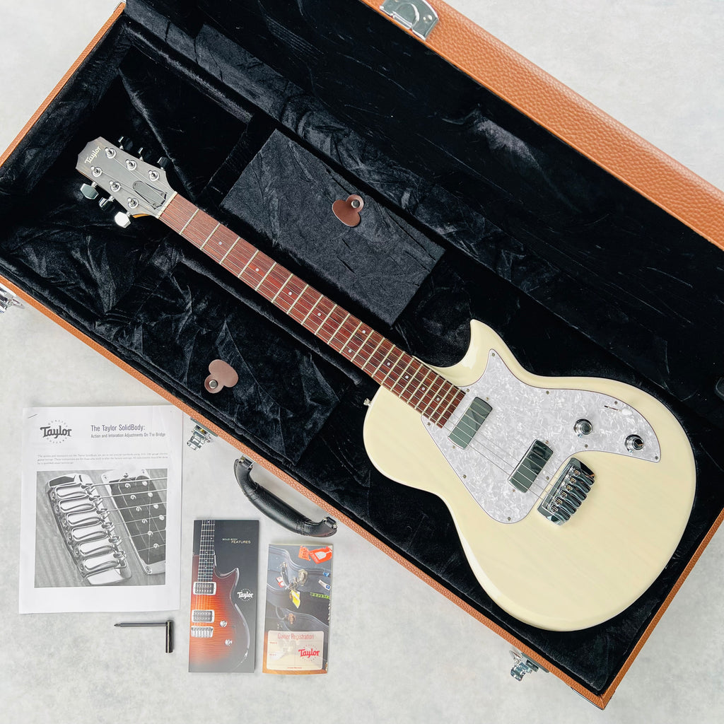 Taylor SB1-X Solidbody Classic with Top-Load Bridge 2007 - Transparent White - 21