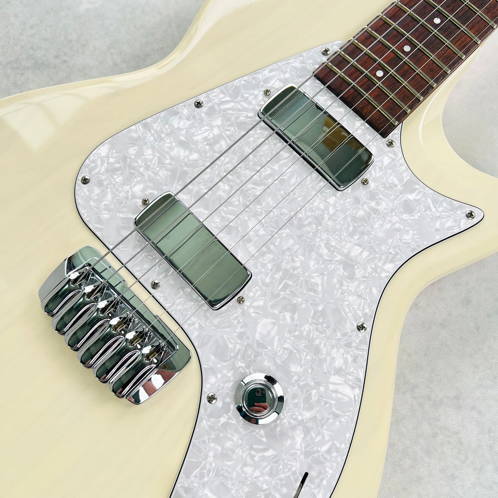Taylor SB1-X Solidbody Classic with Top-Load Bridge 2007 - Transparent White - 7