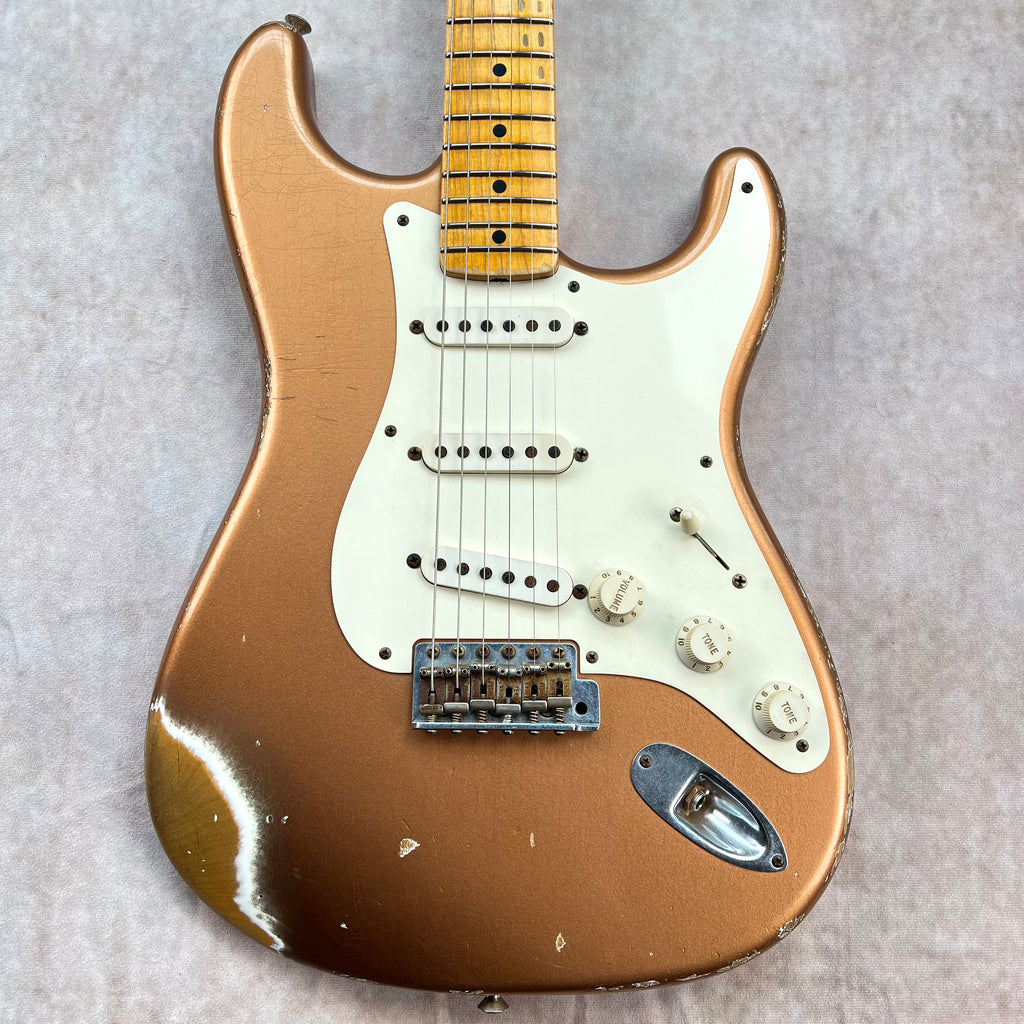 Fender Custom Shop 1956 Stratocaster Relic 2008 - Copper Metallic - 1