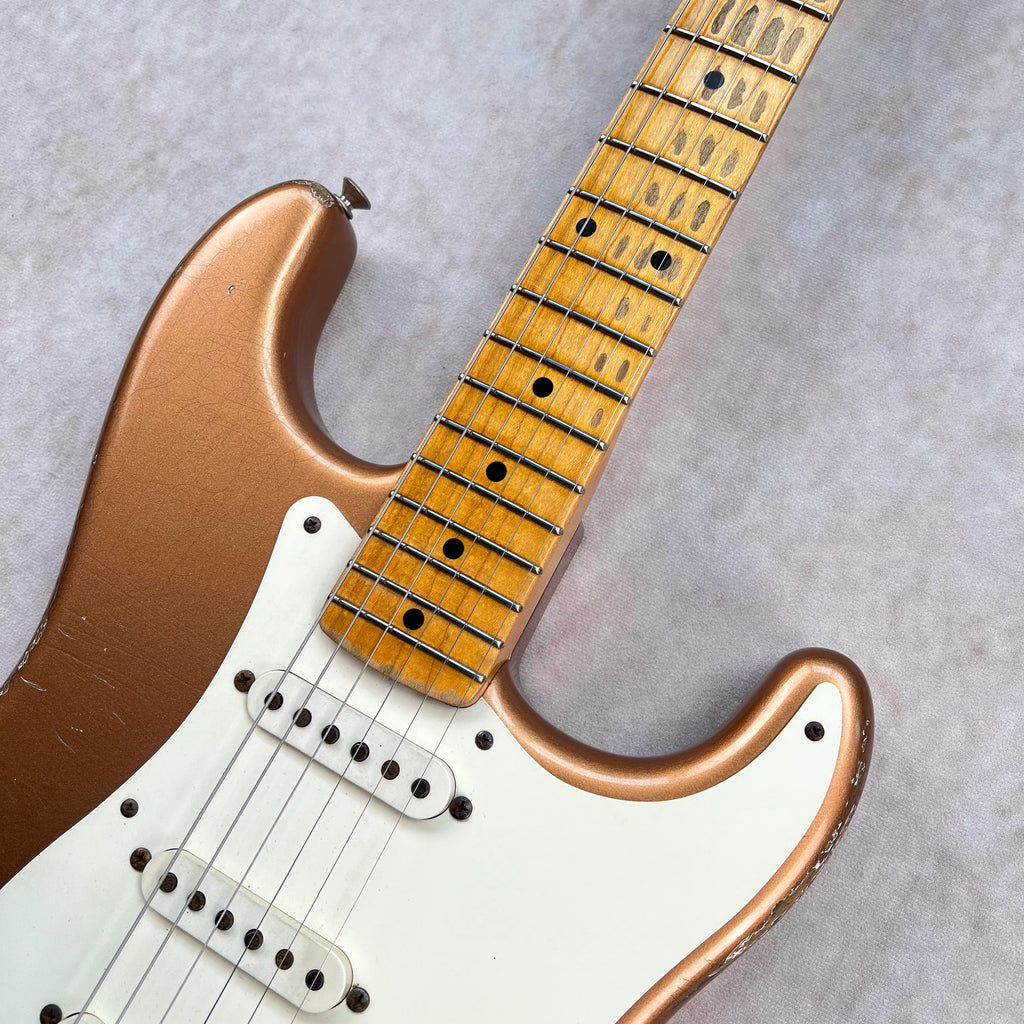 Fender Custom Shop 1956 Stratocaster Relic 2008 - Copper Metallic - 3