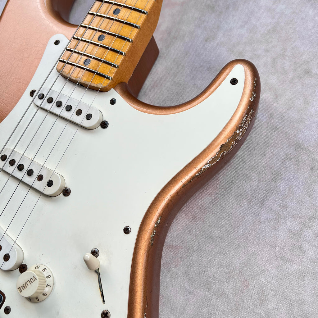 Fender Custom Shop 1956 Stratocaster Relic 2008 - Copper Metallic - 6