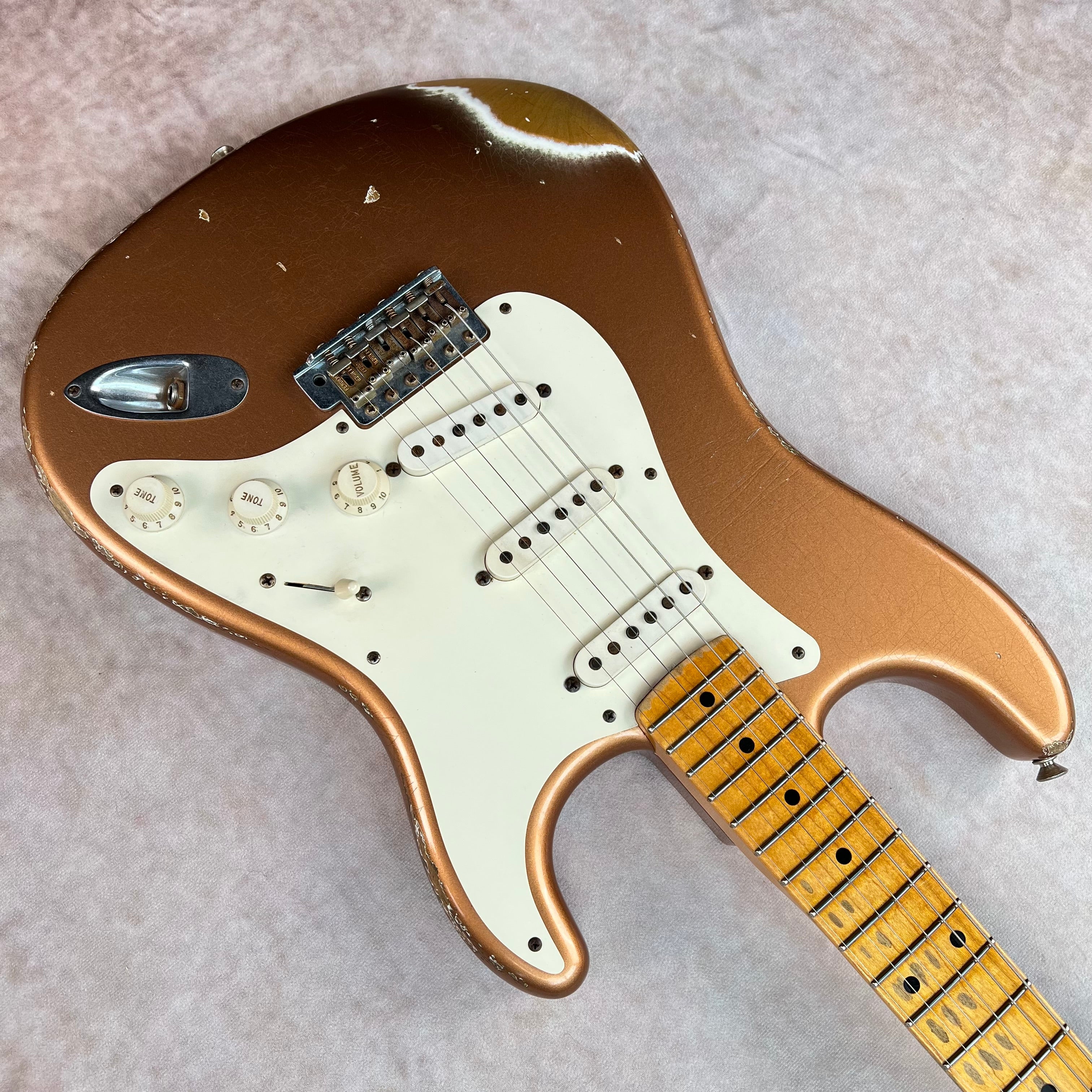 Fender Custom Shop 1956 Stratocaster Relic 2008 - Copper Metallic