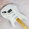 2008 Fender Eric Johnson Stratocaster Maple Artist Series Electric Guitar White Blonde - 9