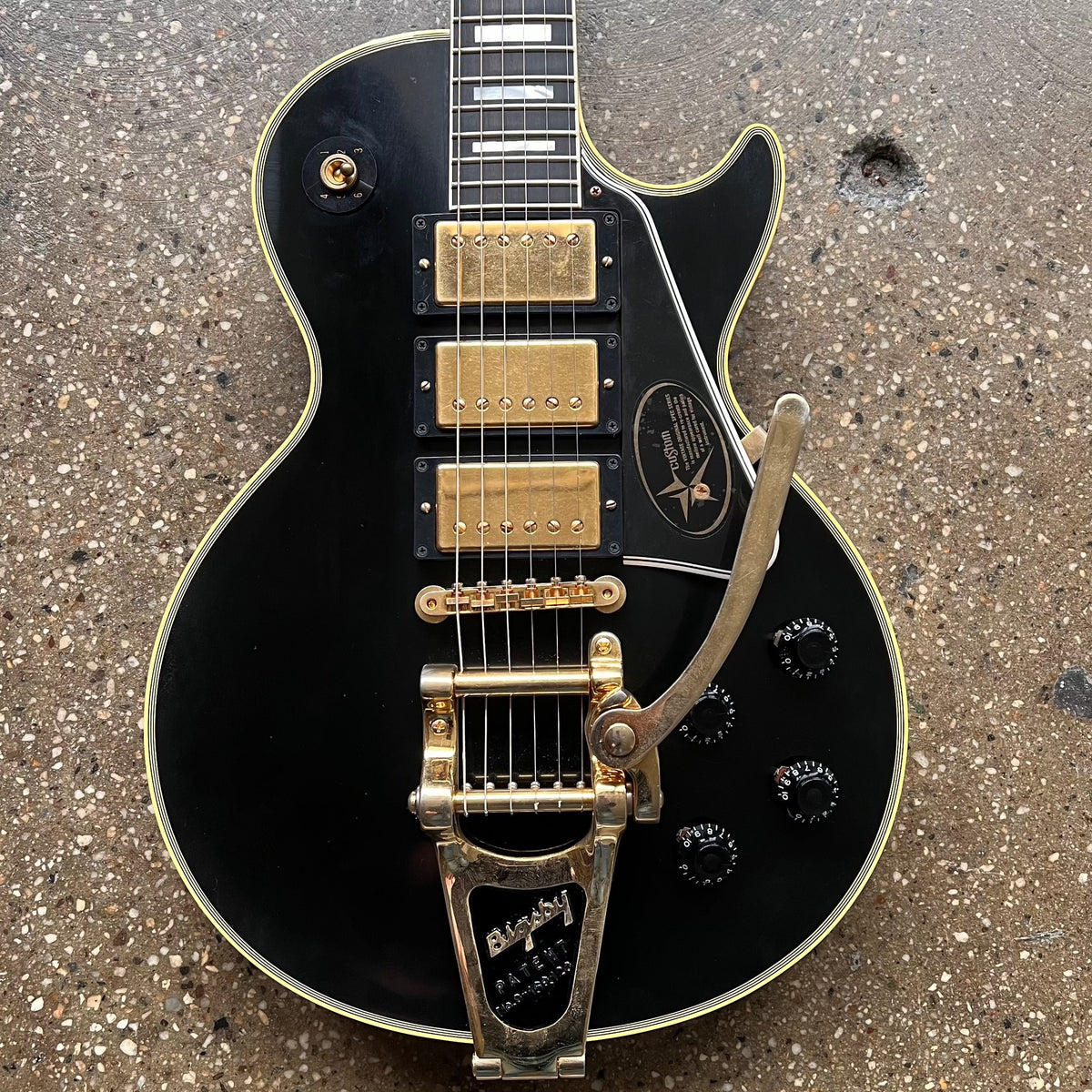 Gibson Custom Shop Jimmy Page Les Paul Custom Bigsby VOS 2008 - Ebony ...