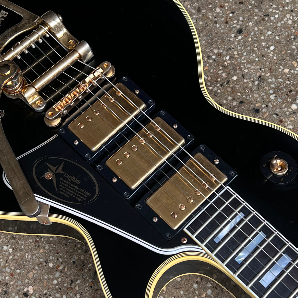 Gibson Custom Shop Jimmy Page Les Paul Custom Bigsby VOS 2008 - Ebony - 10