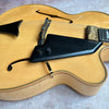 Hofner Chancellor Hand Carved Archtop 2008 - Antique Natural - 11