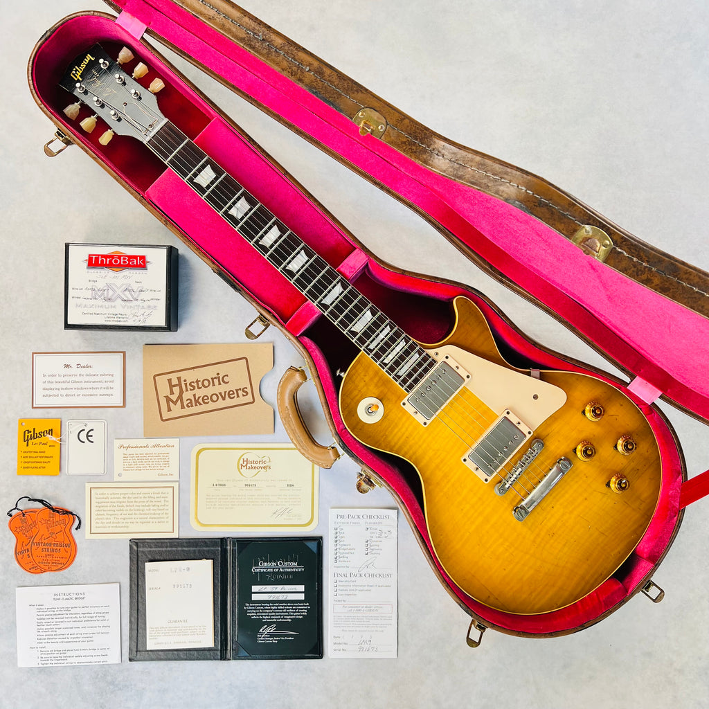 Gibson Custom Shop 1959 Les Paul 2016 Historic Makeovers RDS Package 2009 - Lemonburst - 24
