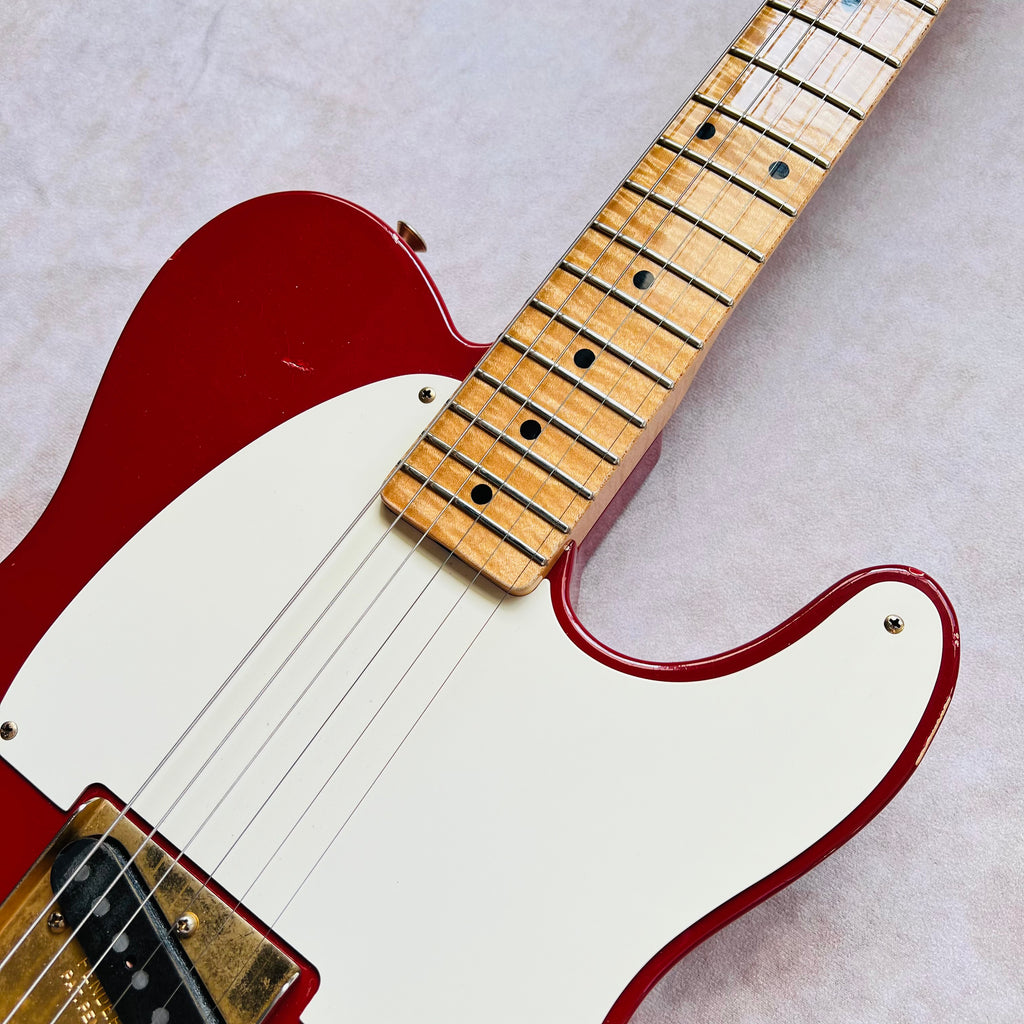 Fender Custom Shop Custom Esquire Relic Masterbuilt by Paul Waller AAA Flame Maple Neck 2010 - Dakota Red - 3