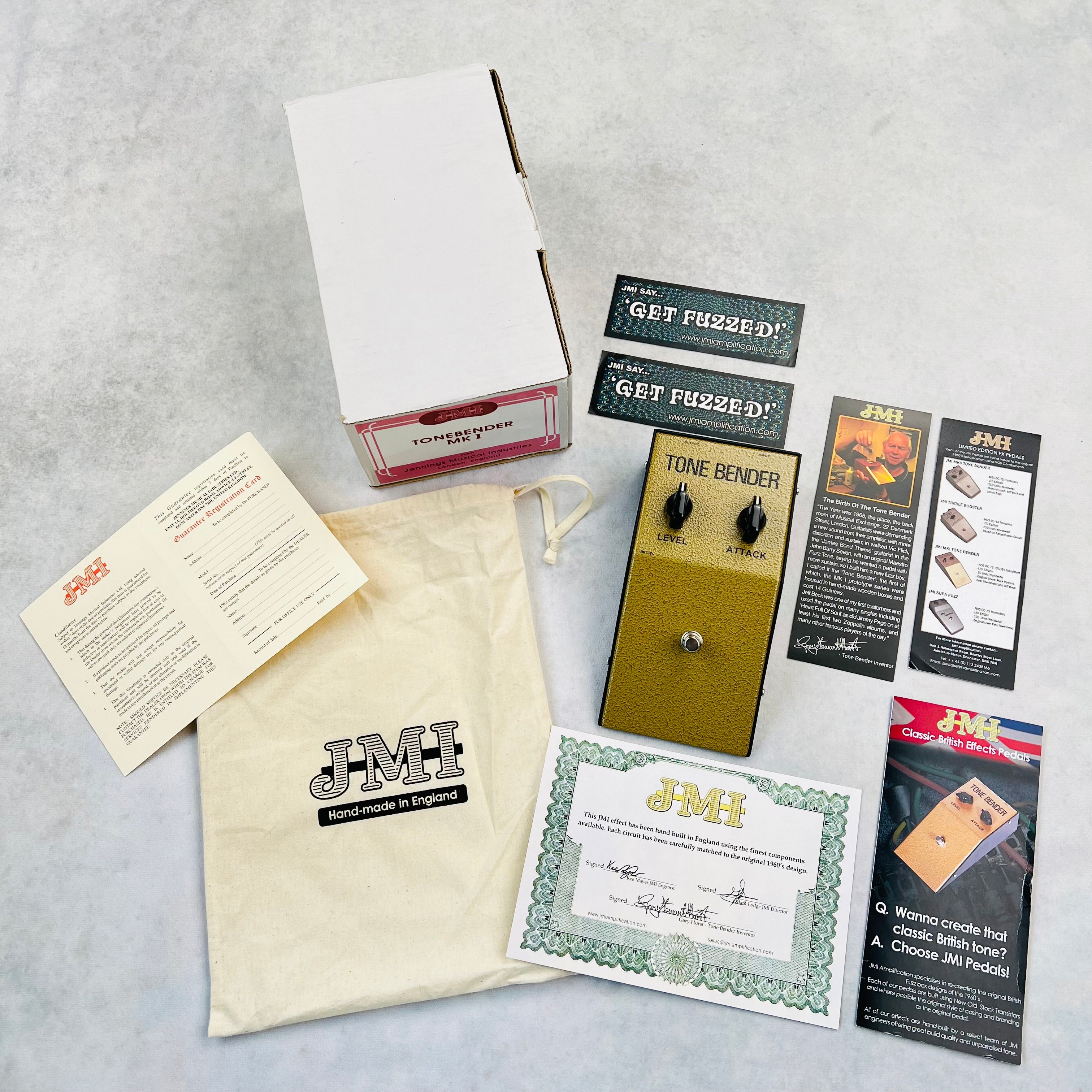 jmi pedals JMI Tone Bender MKI Limited Edition 2010s