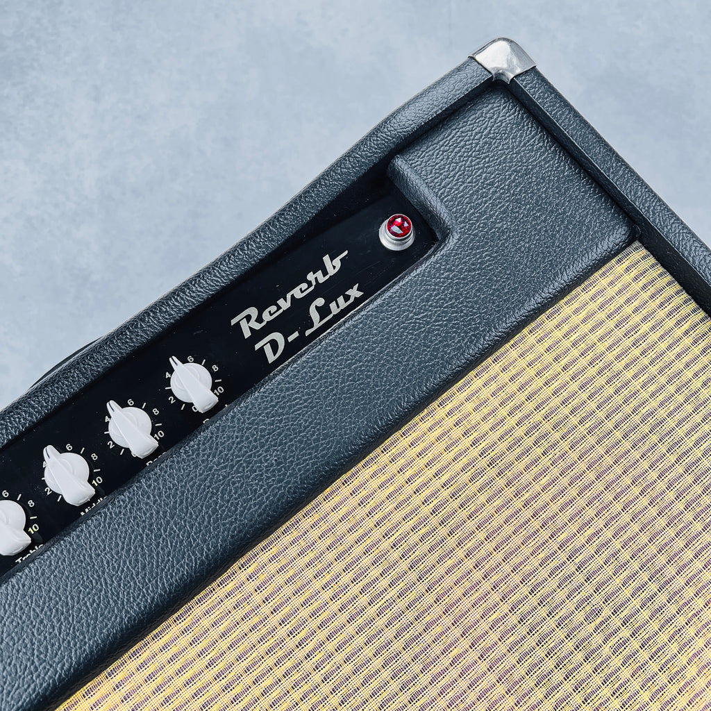 Rocknroll Amps Reverb D-Lux Prototype Handwired 40 Watt 2x10 Tube Amplifier 2010s - Black - 2