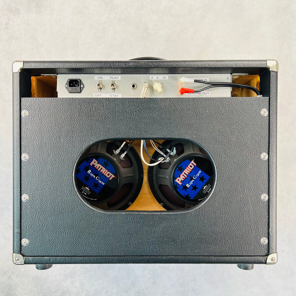 Rocknroll Amps Reverb D-Lux Prototype Handwired 40 Watt 2x10 Tube Amplifier 2010s - Black - 8