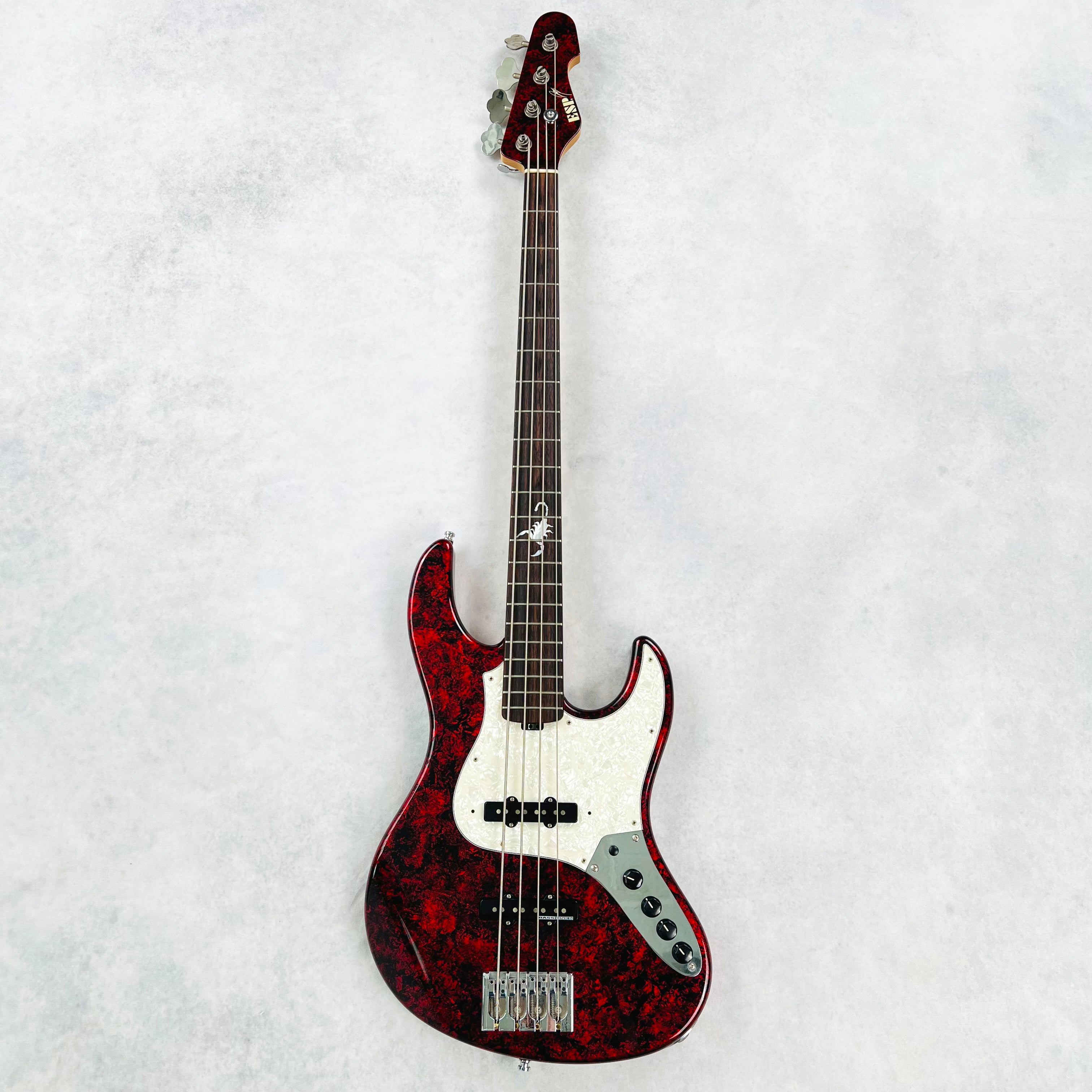 Bass guitar 様　ESP BASS ESP Alice Nine Saga Signature Bass Flame 2011 - Volcano Red | Tone