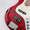 ESP Alice Nine Saga Signature Bass Flame 2011 -  Volcano Red - 4