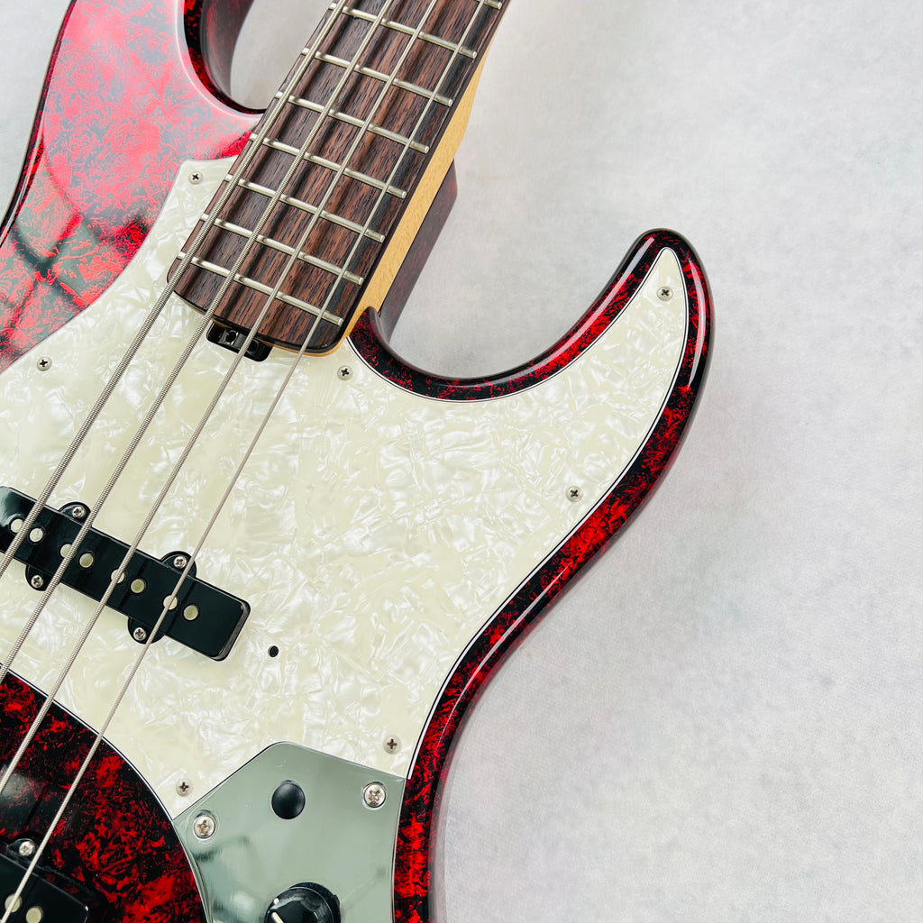 ESP Alice Nine Saga Signature Bass Flame 2011 -  Volcano Red - 6