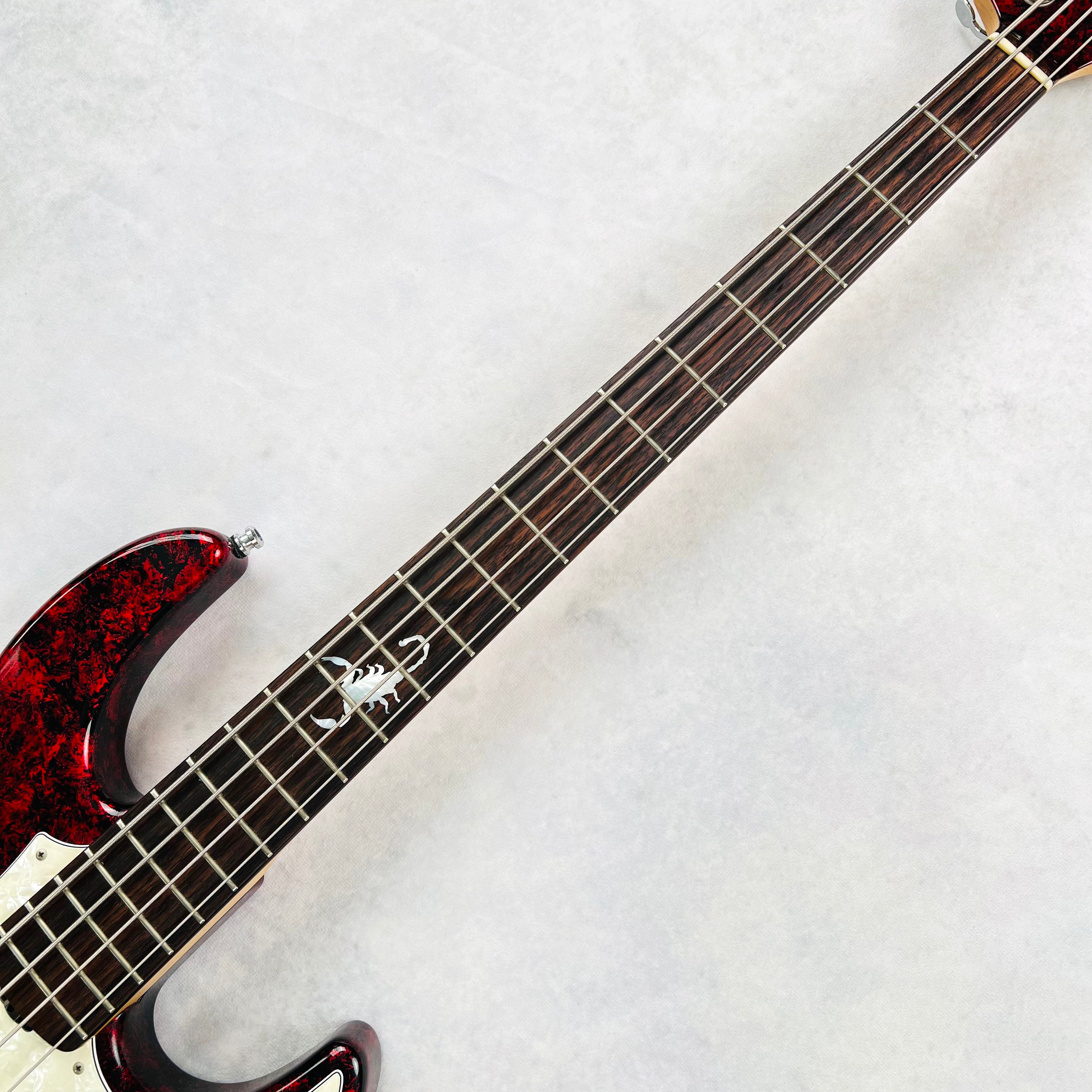 ESP Alice Nine Saga Signature Bass Flame 2011 - Volcano Red | Tone