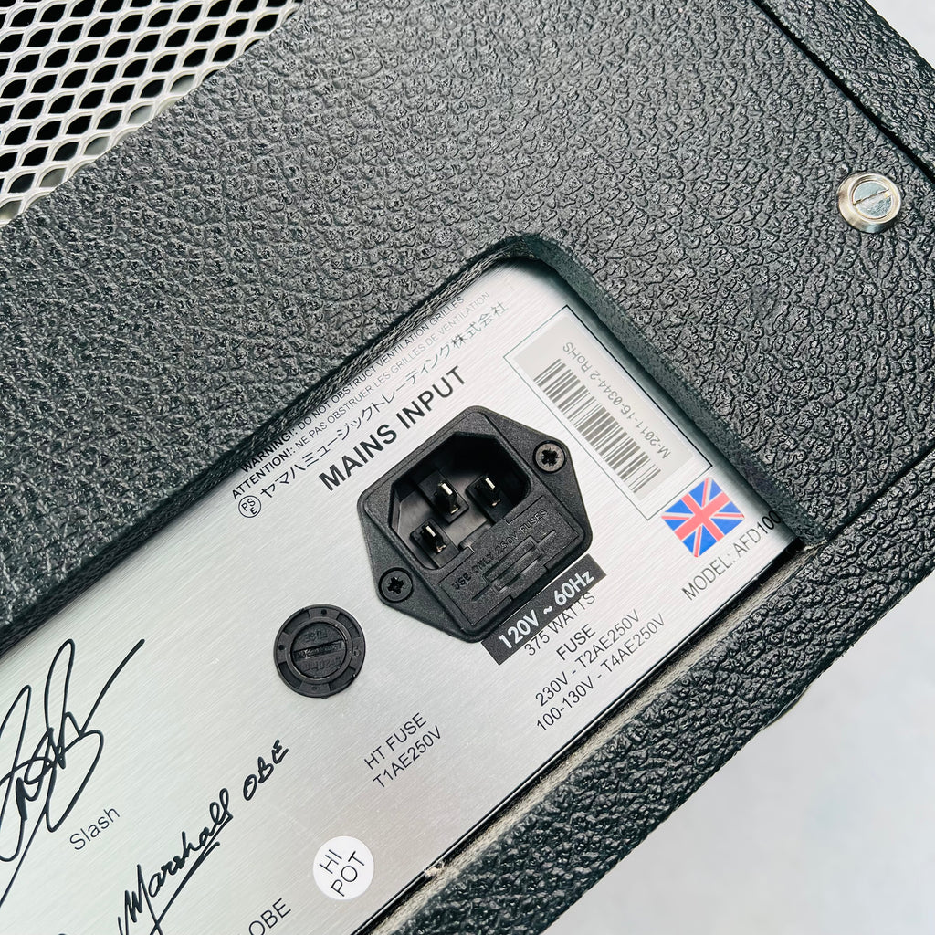 Marshall AFD100 Slash Signature Appetite For Destruction 100w Head 2011 - Black - 14