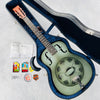 National Reso-Phonic NRP 14-Fret Round Neck Resonator 2011 - Green Silver Burst - 22