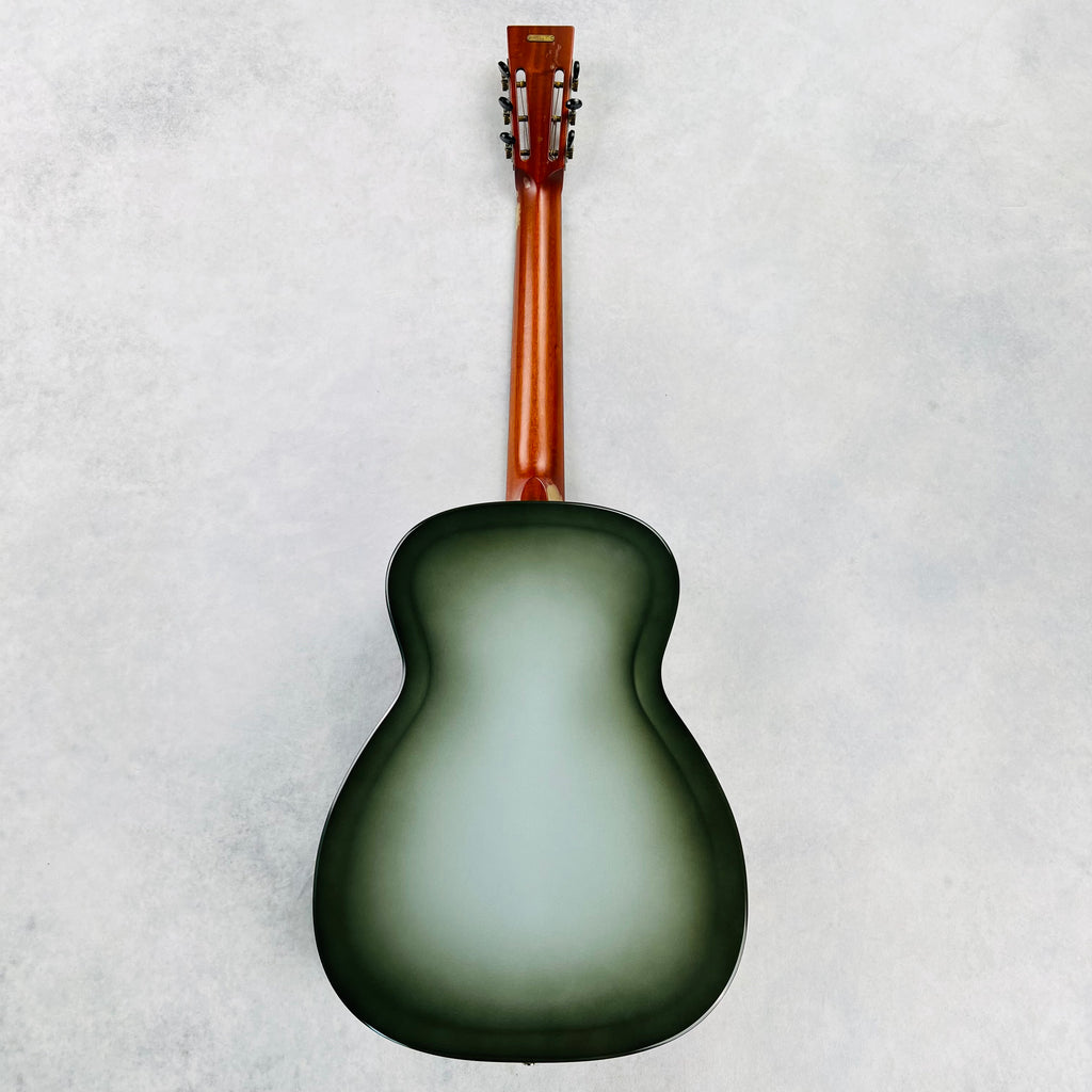 National Reso-Phonic NRP 14-Fret Round Neck Resonator 2011 - Green Silver Burst - 8