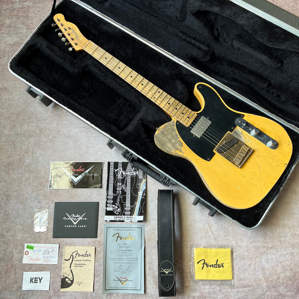 Fender Custom Shop 1953 Telecaster Heavy Relic Micawber Style 2012 - Nocaster Blonde - 22