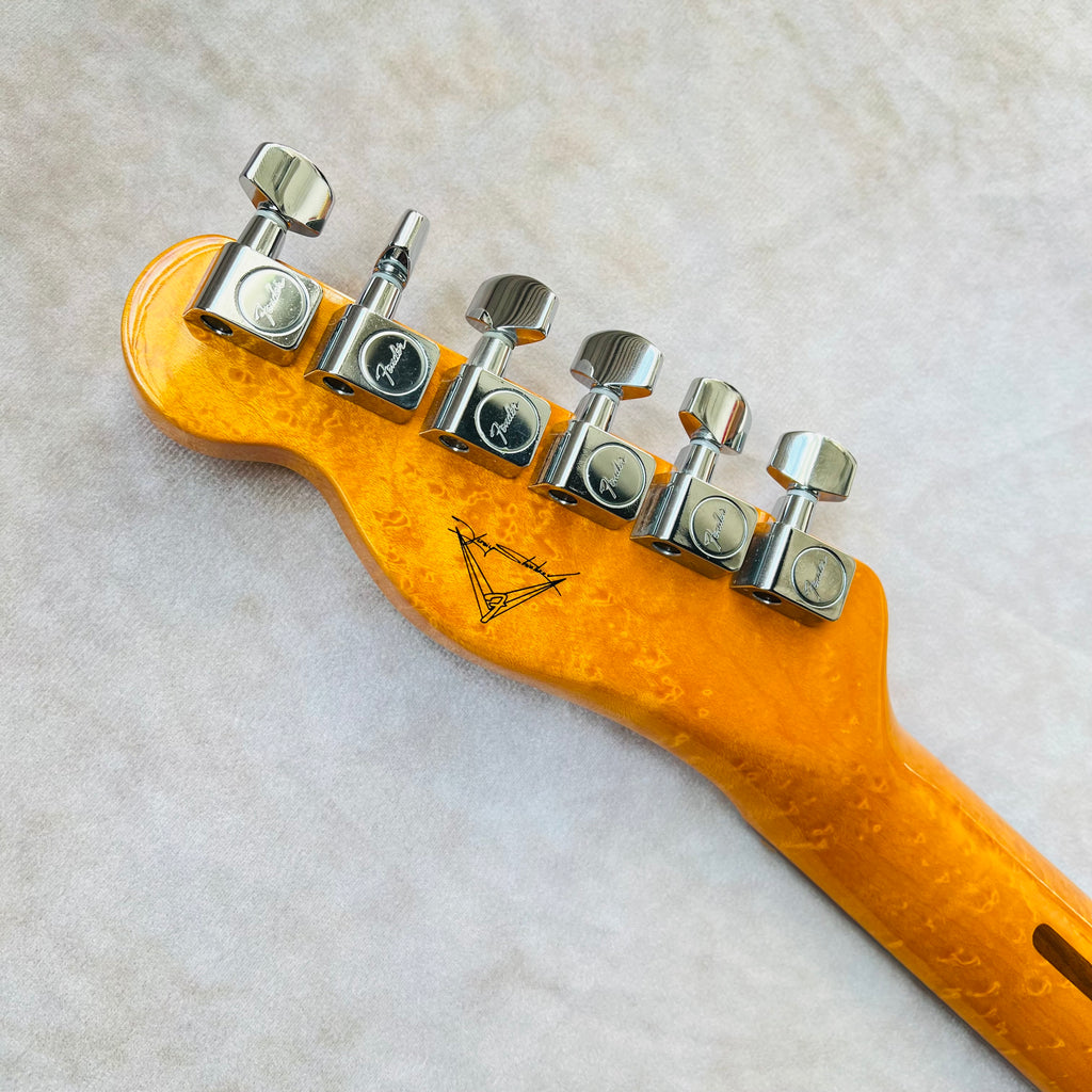 Fender Custom Shop Custom Deluxe Telecaster Masterbuilt By Yuriy Shishkov Quilt Top NOS 2012 - Nocaster Blonde - 18