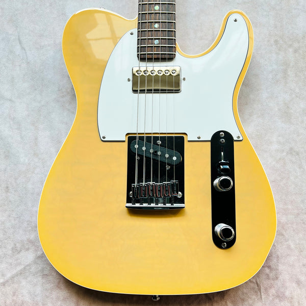 Fender Custom Shop Custom Deluxe Telecaster Masterbuilt By Yuriy Shishkov Quilt Top NOS 2012 - Nocaster Blonde - 1