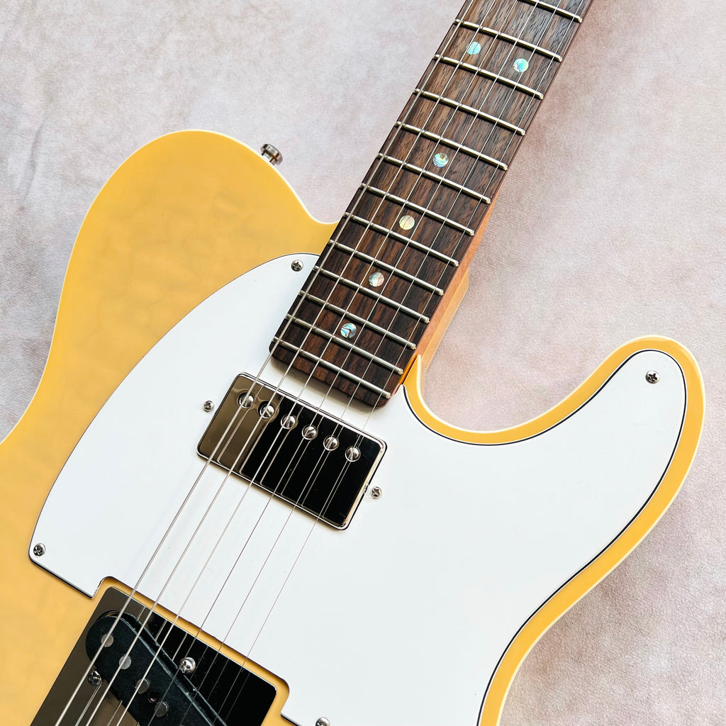 Fender Custom Shop Custom Deluxe Telecaster Masterbuilt By Yuriy Shishkov Quilt Top NOS 2012 - Nocaster Blonde - 3