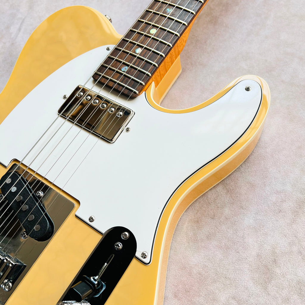 Fender Custom Shop Custom Deluxe Telecaster Masterbuilt By Yuriy Shishkov Quilt Top NOS 2012 - Nocaster Blonde - 6