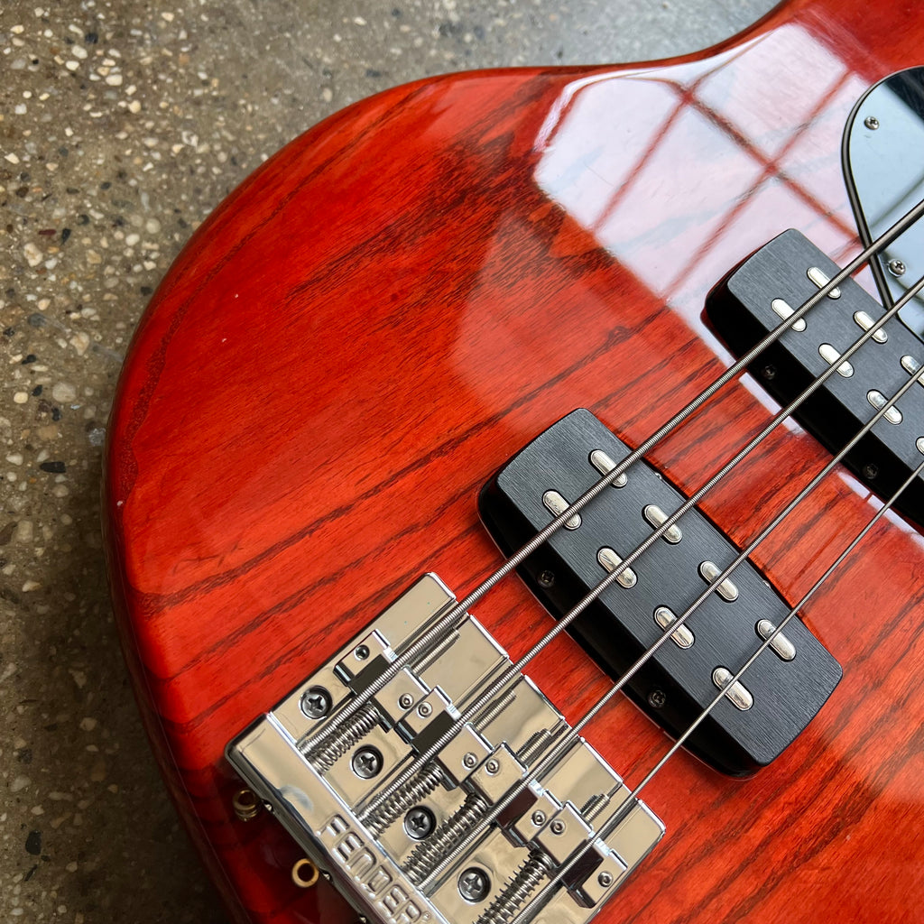 Fender American Deluxe Dimension Bass IV HH Rosewood Fretboard 2013 - Cayenne Burst - 5