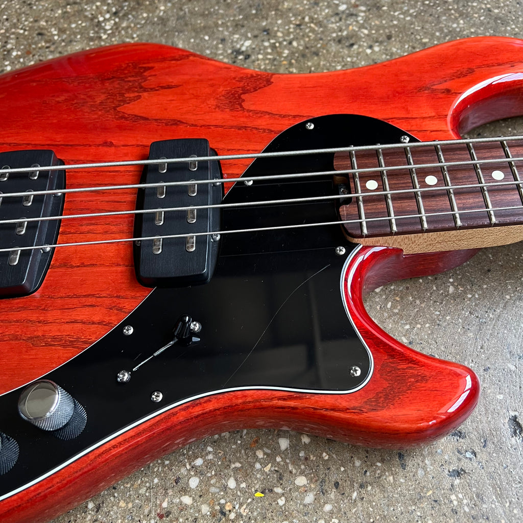 Fender American Deluxe Dimension Bass IV HH Rosewood Fretboard 2013 - Cayenne Burst - 7