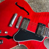 2013 Gibson Memphis ES-335 Dot Figured Semi-Hollow Electric Guitar Cherry - 10