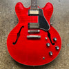 2013 Gibson Memphis ES-335 Dot Figured Semi-Hollow Electric Guitar Cherry - 1