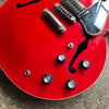 2013 Gibson Memphis ES-335 Dot Figured Semi-Hollow Electric Guitar Cherry - 8